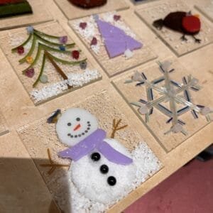 *Early Bird Special*Fused Glass Christmas decoration workshop. Monday 12th October 10am-12pm